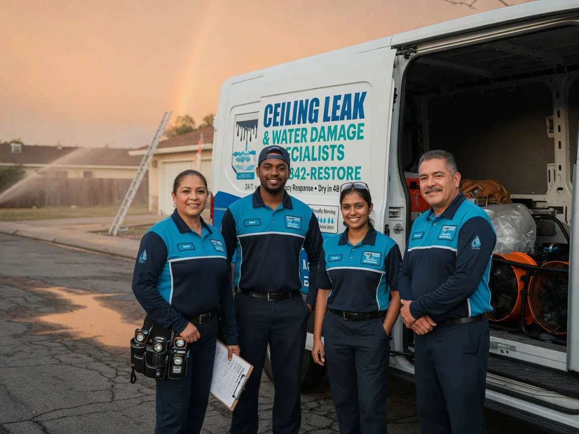 Ceiling Leak Cleanup company in Windsor, OH