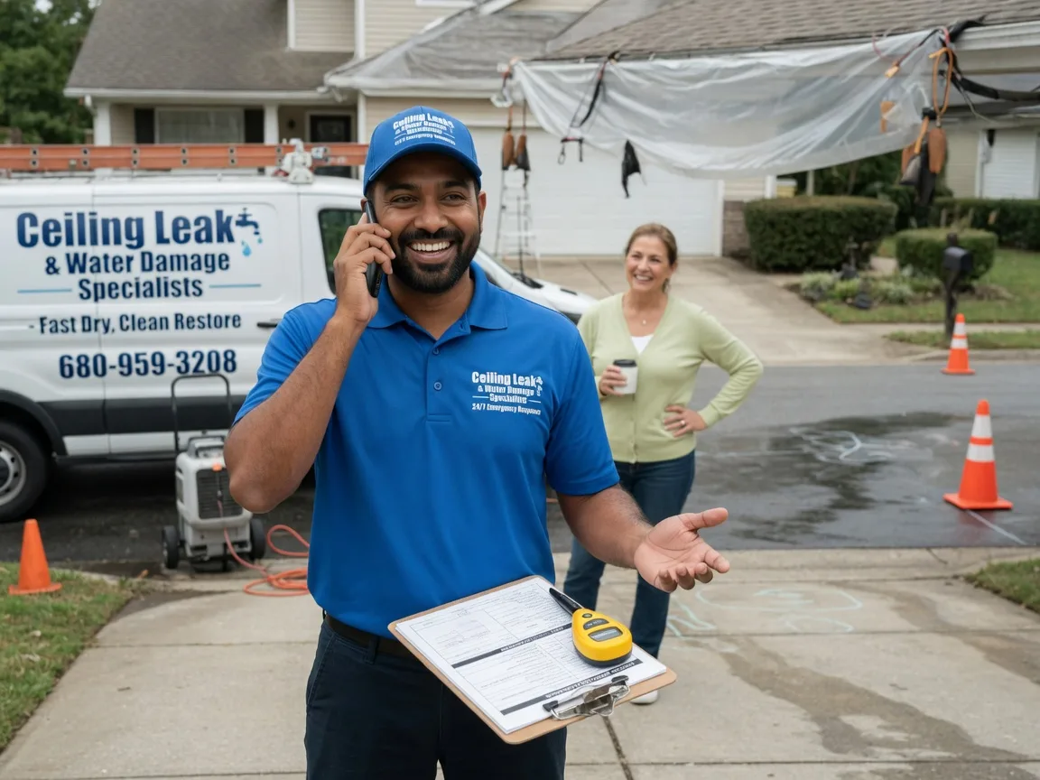 Ceiling Leak Cleanup Windsor, OH FAQs